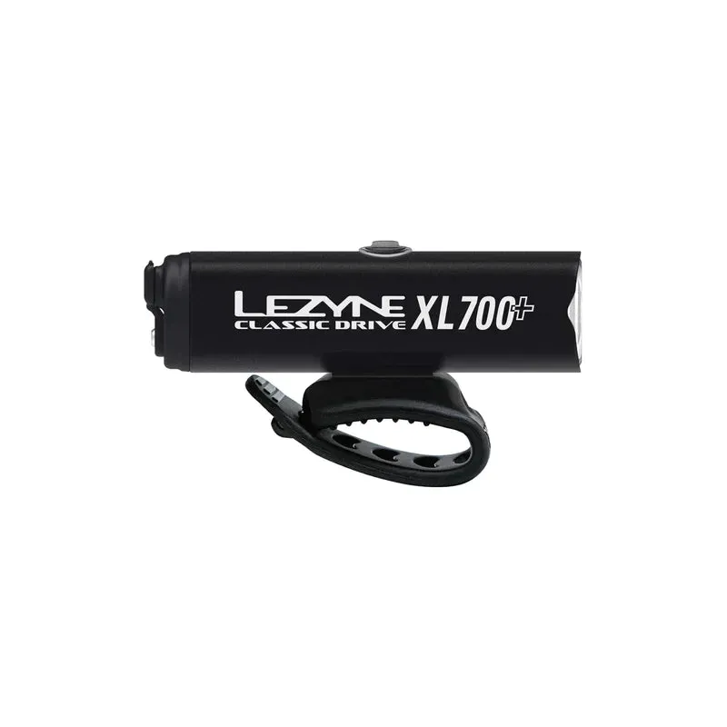 LEZYNE Classic Drive XL 700  and Zecto Drive 200  Bicycle Light Set, 700/200 Lumen, Front and Rear Pair, White/Red LED, USB-C Rechargeable