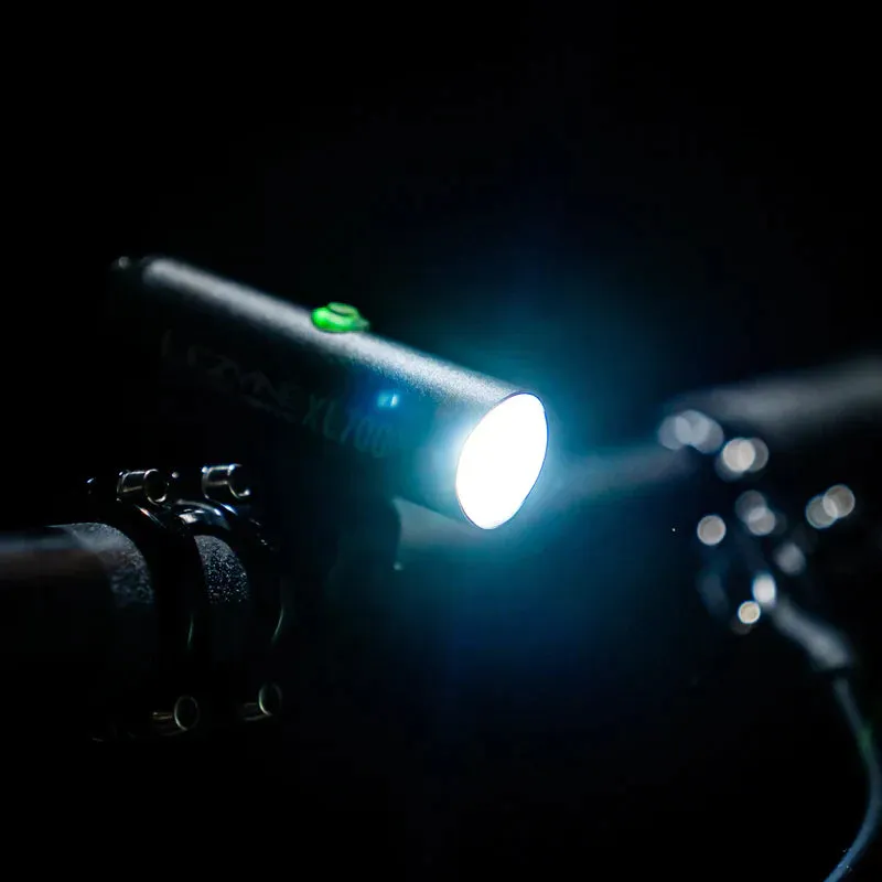 LEZYNE Classic Drive XL 700  and Zecto Drive 200  Bicycle Light Set, 700/200 Lumen, Front and Rear Pair, White/Red LED, USB-C Rechargeable