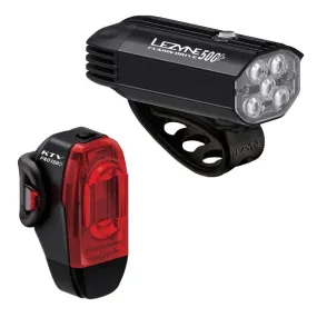 Lezyne Fusion Drive 500  / KTV Drive Pro  Pair  Black