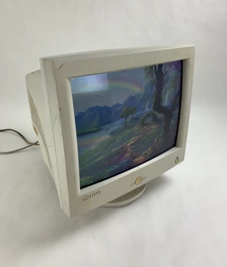 Logisys LGX710 17” Digital Color VGA CRT Monitor Retro Gaming Grade C