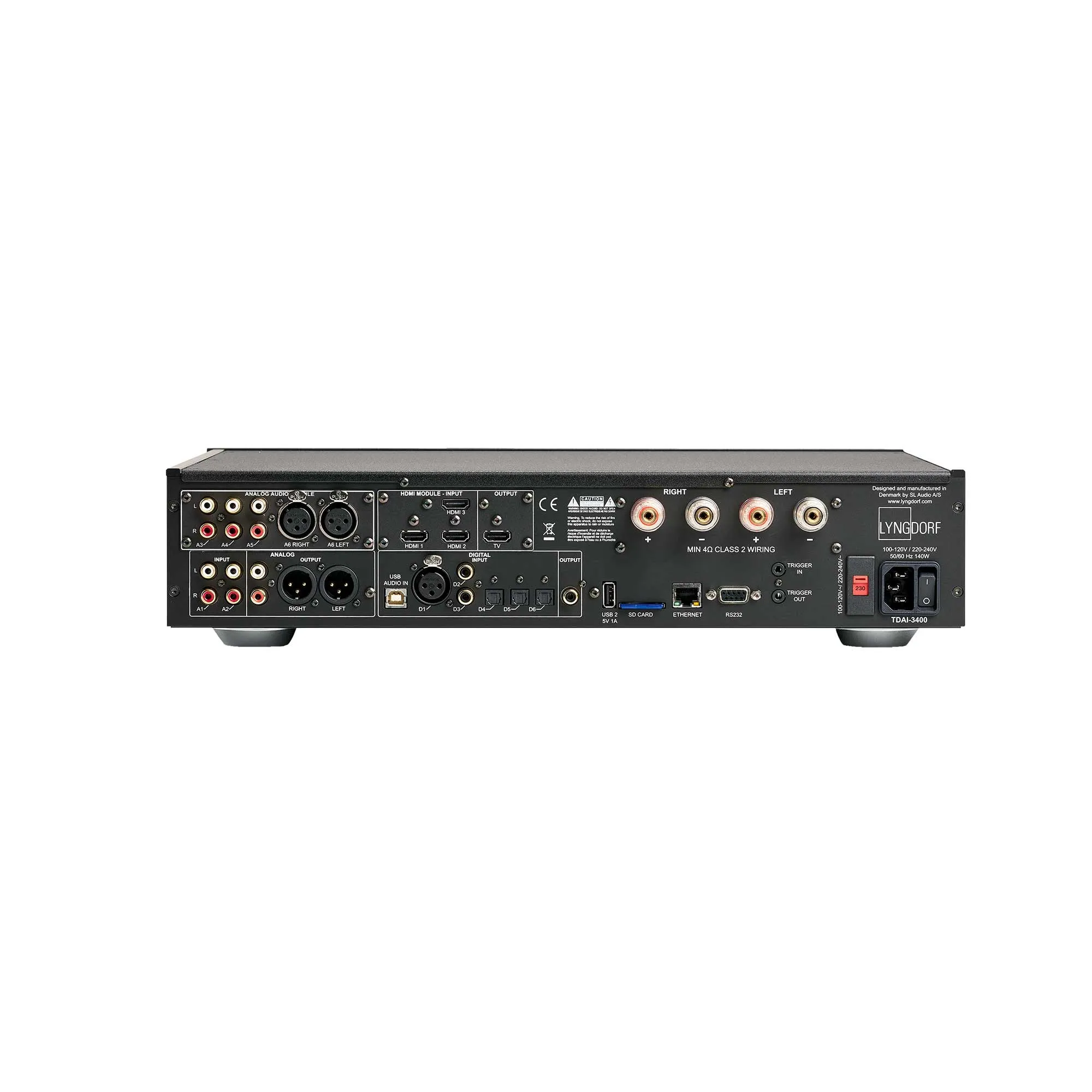 Lyngdorf TDAI-3400 Integrated Amplifier with RoomPerfect