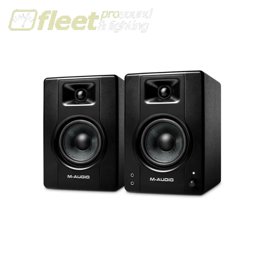 M-Audio BX4PAIR 4.5” Black Kevlar 120-Watt Multimedia Reference Monitors