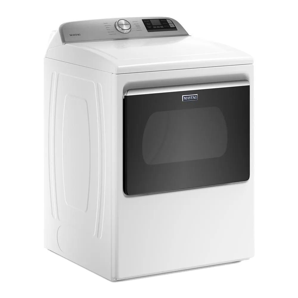 Maytag MED6230HW Smart Top Load Electric Dryer with Extra Power - 7.4 cu. ft.