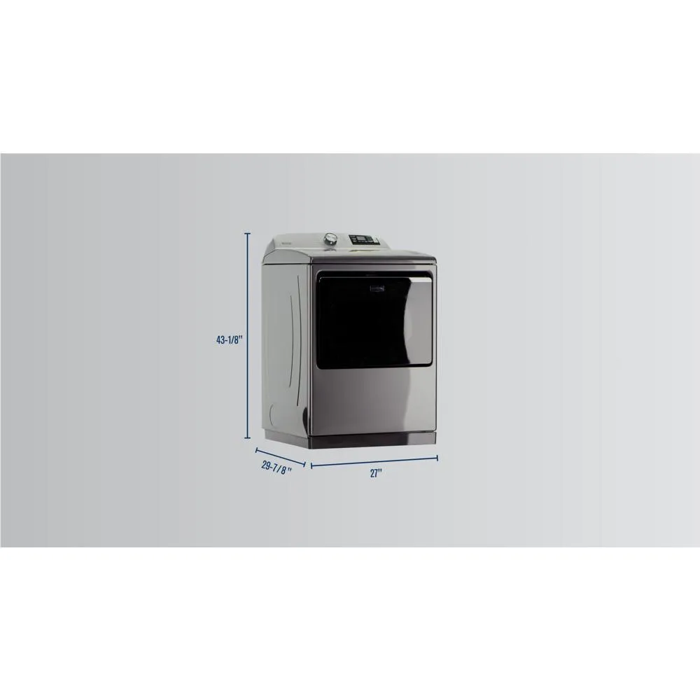 Maytag MED7230HC Smart Top Load Electric Dryer with Extra Power - 7.4 cu. ft.
