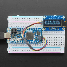 Monochrome 0.91" 128x32 I2C OLED Display