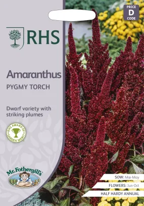 Mr Fothergills - RHS - Flower - Amaranthus - Pygmy Torch - 1000 Seeds