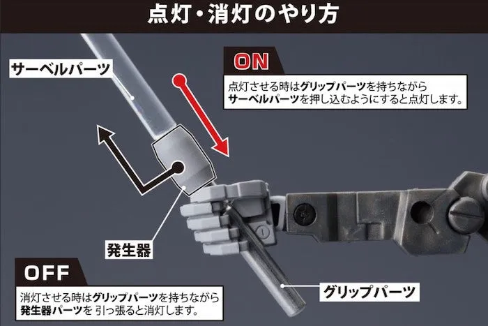 M.S.G - LED Sword Red Ver. Gimmick Unit MG04