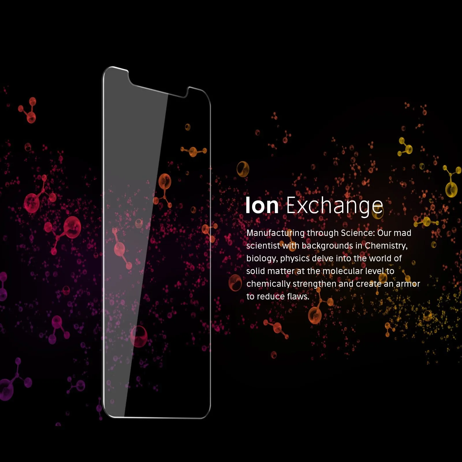 NanoArmour iPhone XS Max Screen Protector Antimicrobial Case Friendly