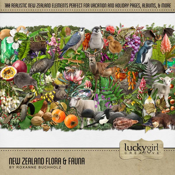 New Zealand Digital Scrapbook Bundle