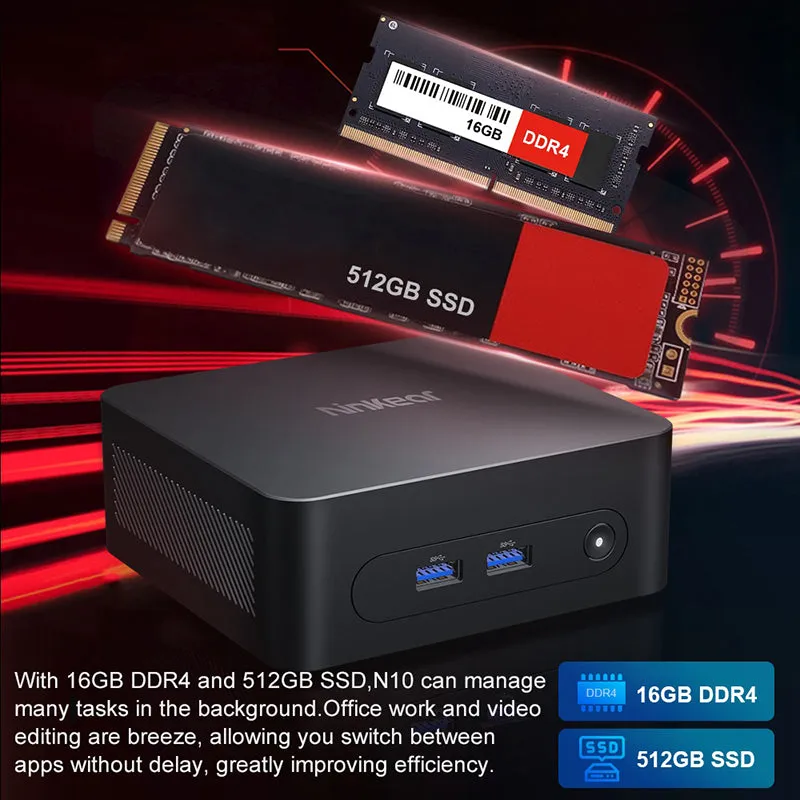 Ninkear N10 Mini PC Intel N100
