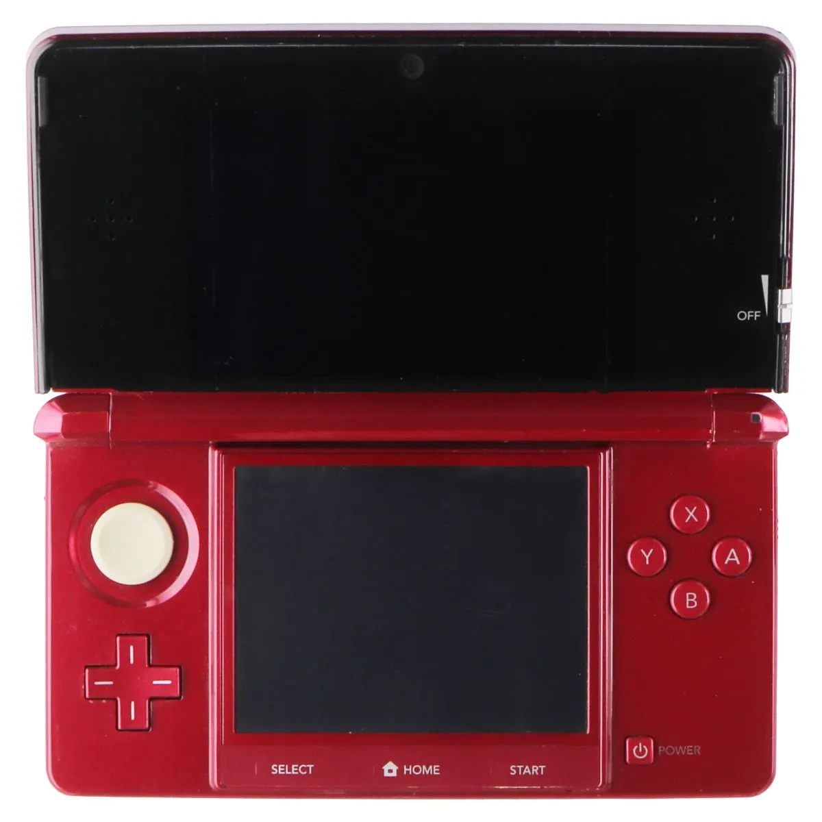 Nintendo 3DS Handheld Gaming System - Flame Red (CTR-001)