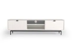 Nova Domus Valencia White TV Stand