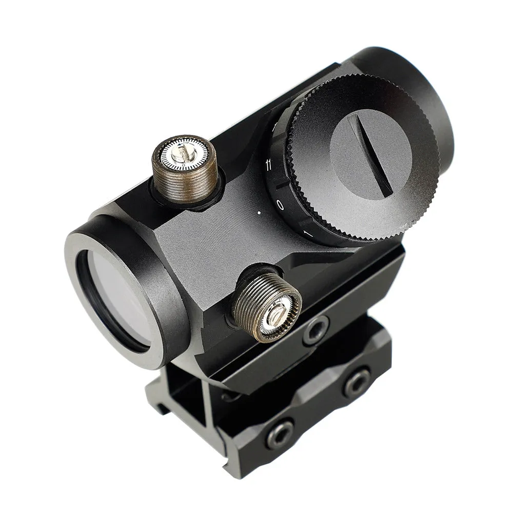 ohhunt 1X25 2 MOA Micro Red Dot Sight 11 Brightness Control With Co-Witness Riser Mount