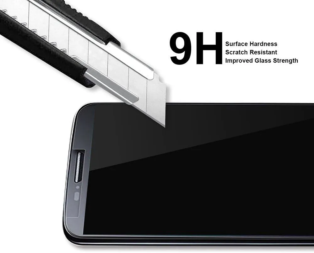 OnePlus 7 Pro Tempered Glass Screen Protector Anti Scratch, Bubble Free Black