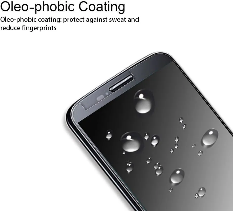 OnePlus 7 Pro Tempered Glass Screen Protector Anti Scratch, Bubble Free Black