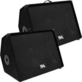 Pair of 15" Floor / Studio / Stage Monitors or Mains