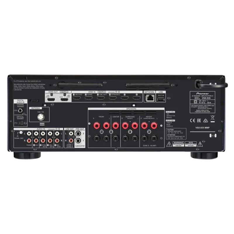 Pioneer VSX-935 - 7.2-Channel Network AV Receiver (Each)