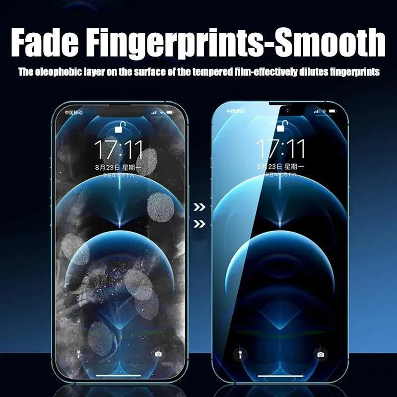 Premium Ultimate Shield Tempered Glass iPhone Screen Protectors: 4-Pack Kit - SEO Protection