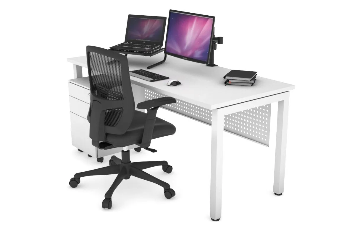 Quadro Square Legs Office Desk [1200L x 700W]
