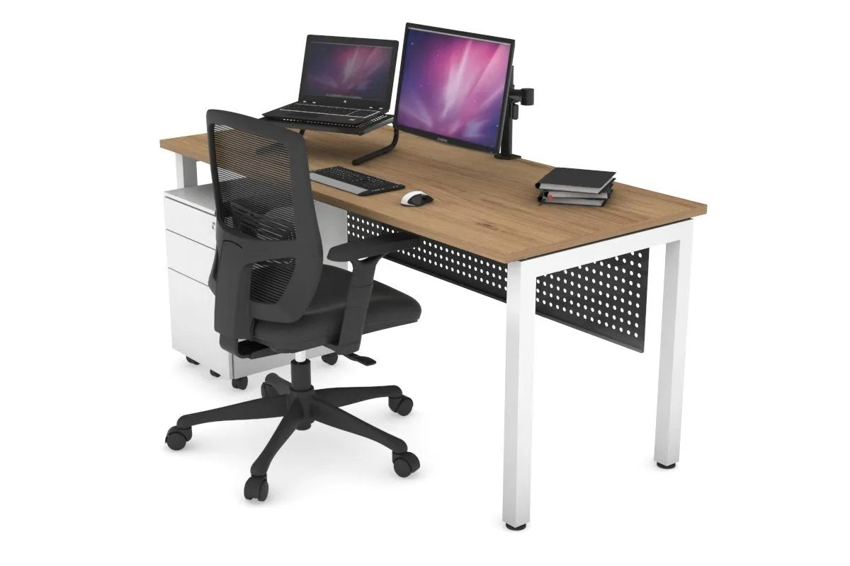 Quadro Square Legs Office Desk [1200L x 700W]