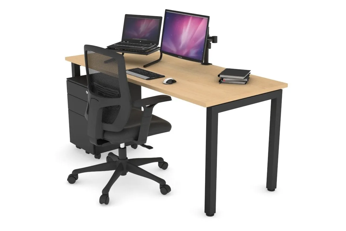 Quadro Square Legs Office Desk [1200L x 700W]