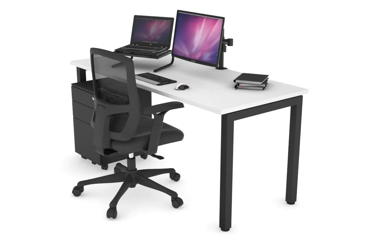 Quadro Square Legs Office Desk [1200L x 700W]