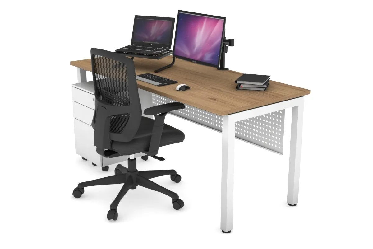 Quadro Square Legs Office Desk [1200L x 700W]