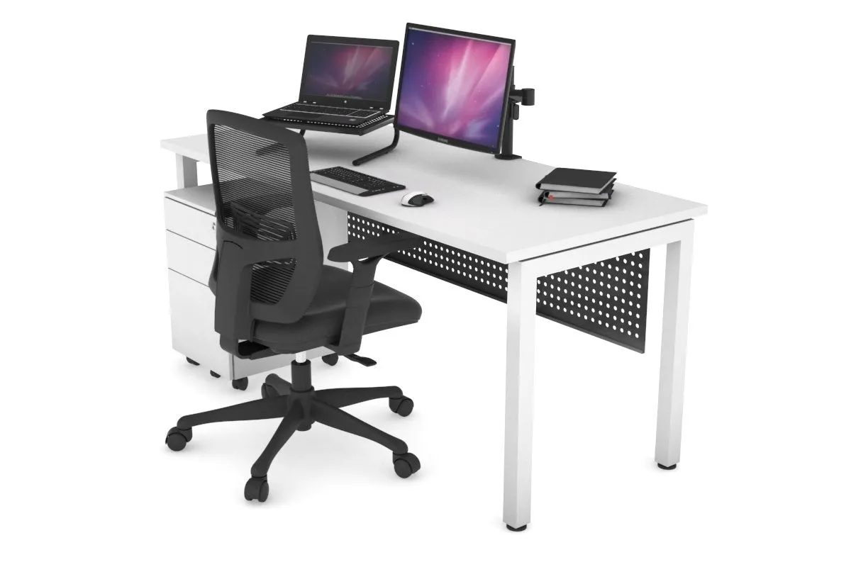 Quadro Square Legs Office Desk [1200L x 700W]