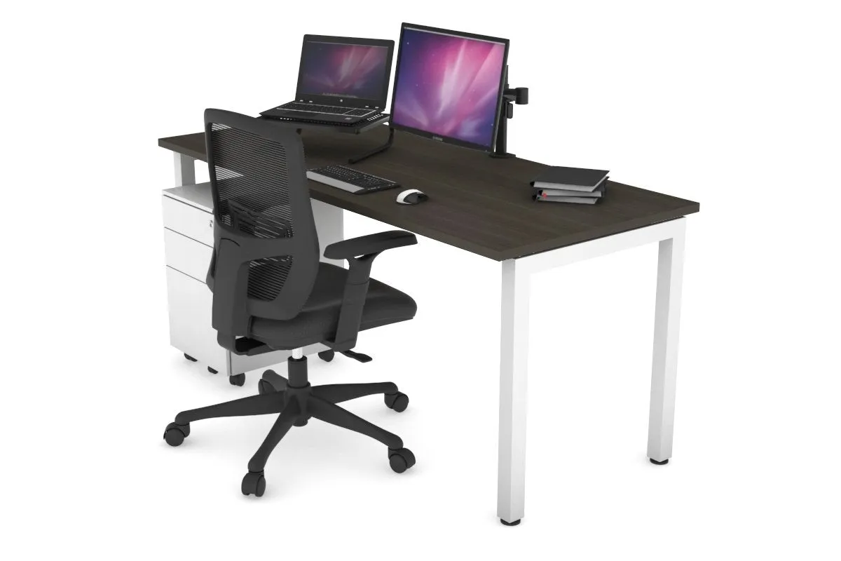 Quadro Square Legs Office Desk [1200L x 700W]