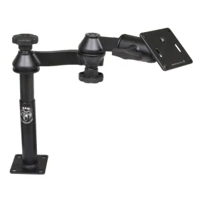 RAM® Tele-Pole™ with 4" & 7" Poles, Swing Arms & 75x75mm VESA Plate
