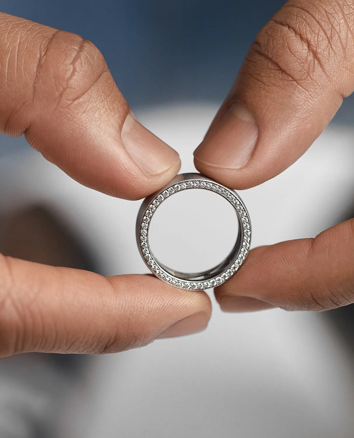 Ready to Ship - JERRITT Comfort Fit Gold Ring with 0.70ct Diamonds
