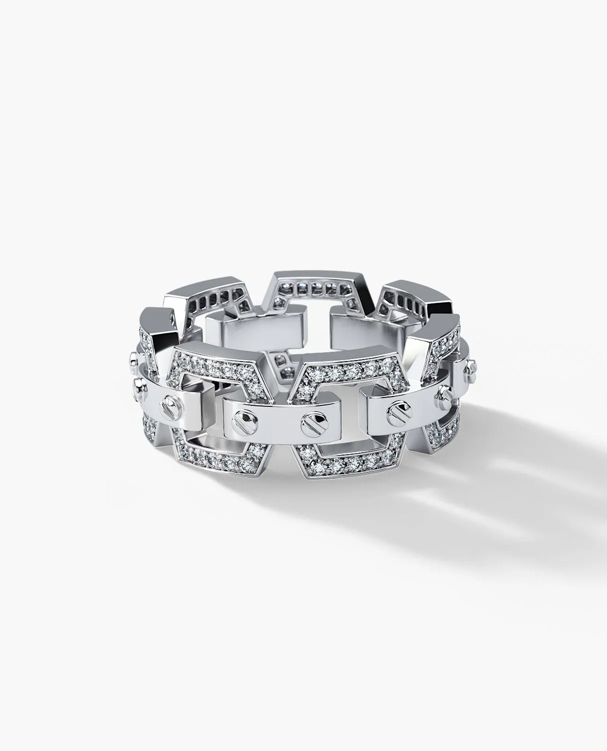 Ready to Ship - NORTHSTAR Gold Ring with 0.50ct Diamonds