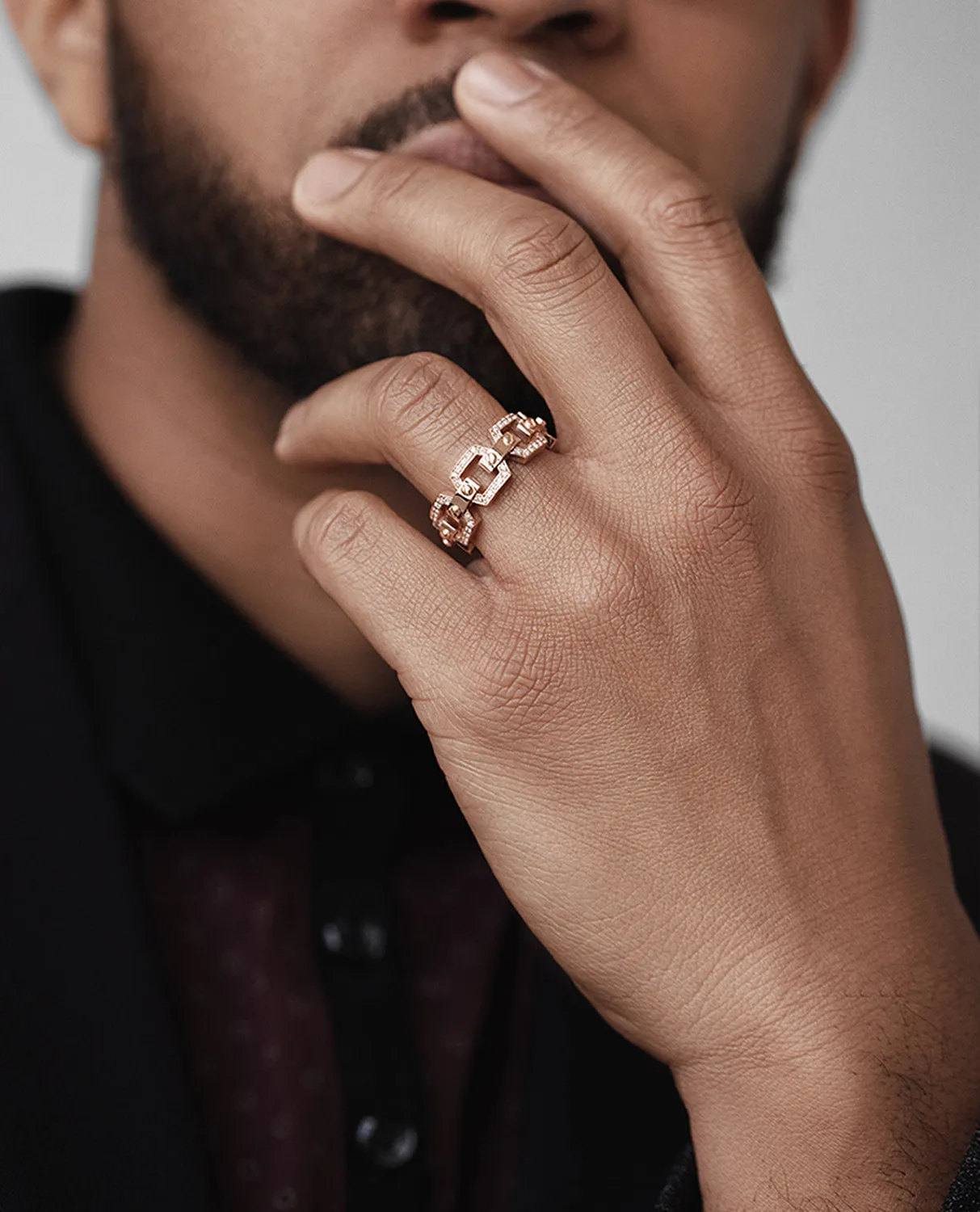 Ready to Ship - NORTHSTAR Gold Ring with 0.50ct Diamonds