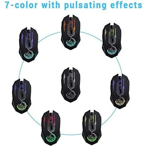 Rechargeable USB Wireless Gaming Mouse