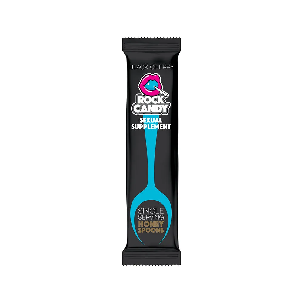 Rock Candy Honey Spoon Supplement Black Cherry 24-Piece Display