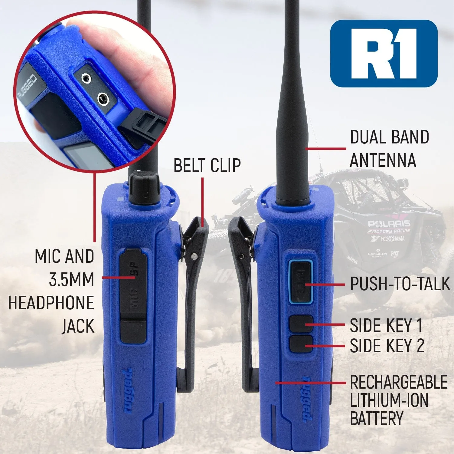 Rugged R1 Business Band Handheld - Digital and Analog