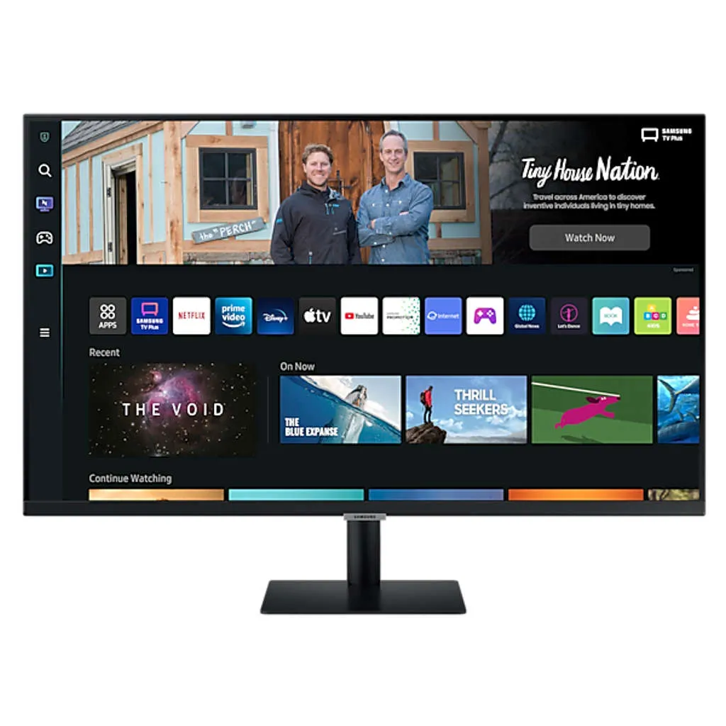 Samsung 32 Inch M5 Full HD Smart Wi-Fi Monitor With Remote Control LS32BM500EWXXL