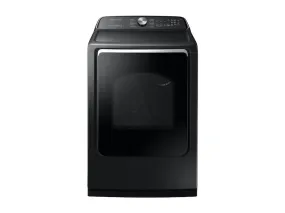 Samsung DVE54R7600V 7.4 cu. ft. Electric Dryer with Steam Sanitize  in Black Stainless Steel