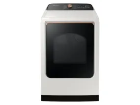 Samsung DVG55CG7500E 7.4 cu. ft. Smart Gas Dryer with Steam Sanitize  in Ivory