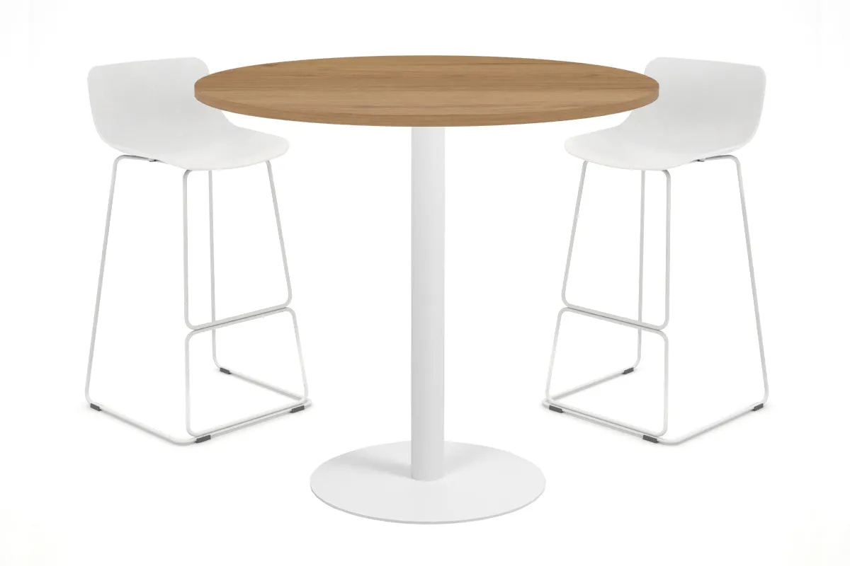 Sapphire Disc Base Tall Round Bar Counter Table [800 mm]