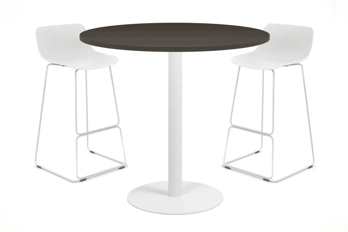 Sapphire Disc Base Tall Round Bar Counter Table [800 mm]