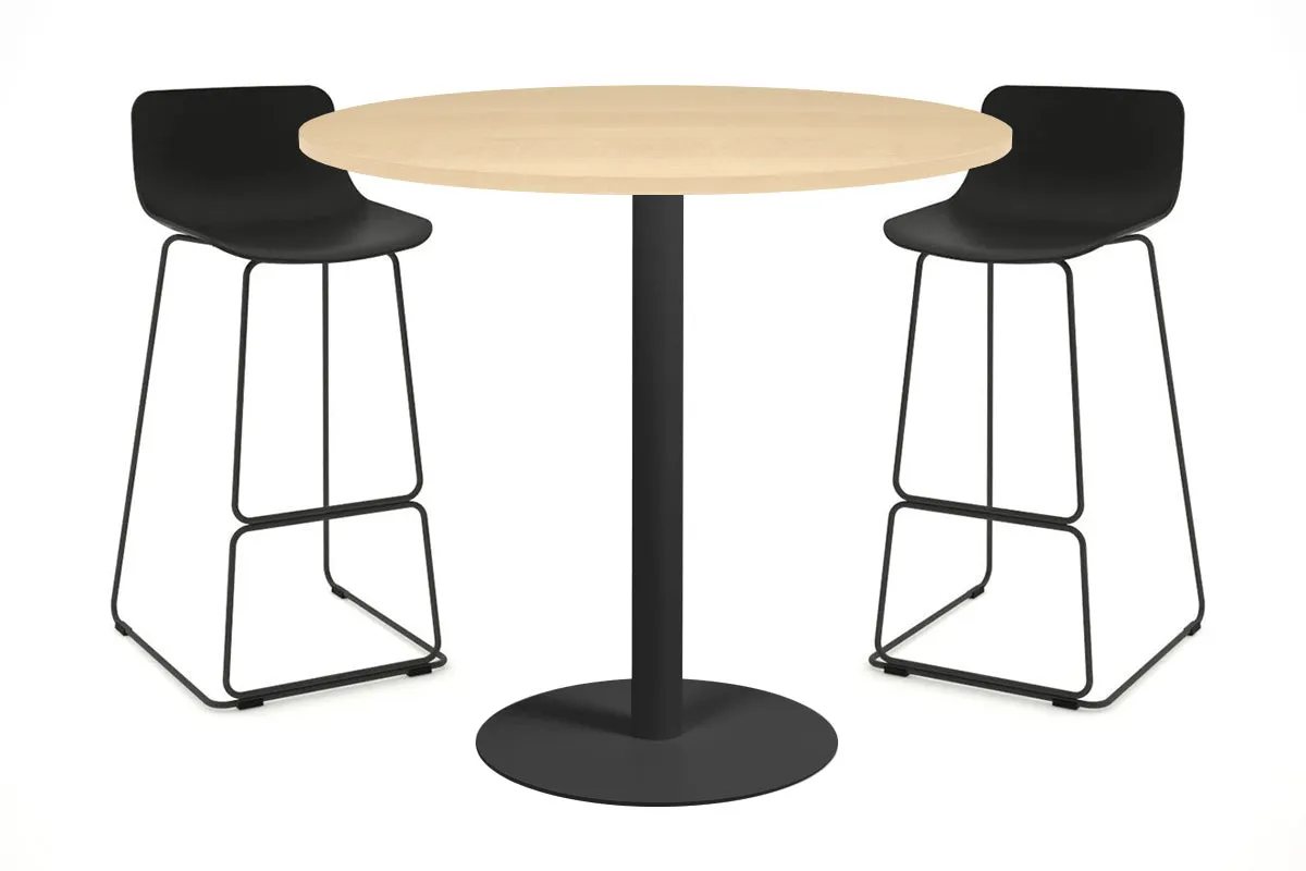 Sapphire Disc Base Tall Round Bar Counter Table [800 mm]