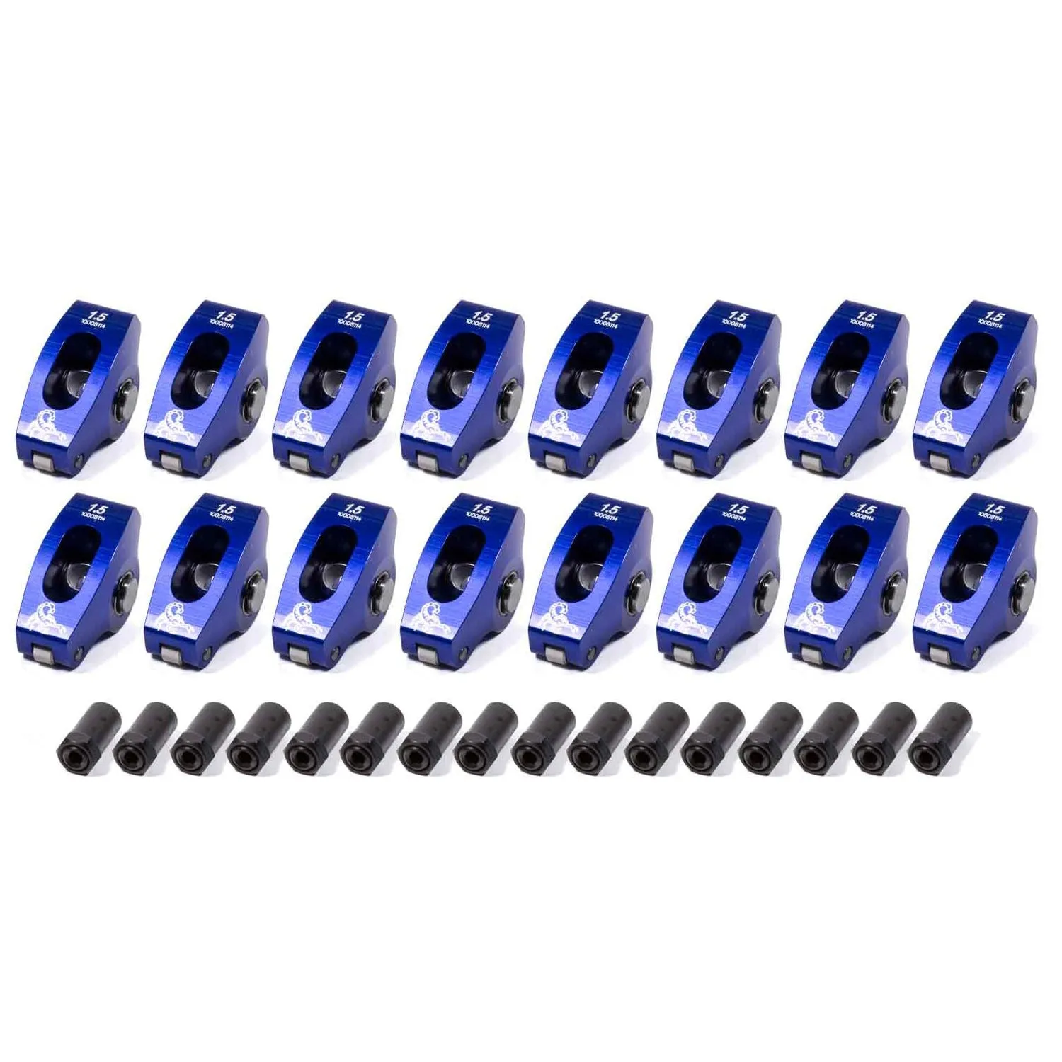 Scorpion Race Series Rocker Arm 7/16" Stud Mount 1.50 Ratio Full Roller - Pontiac V8 - Set of 16