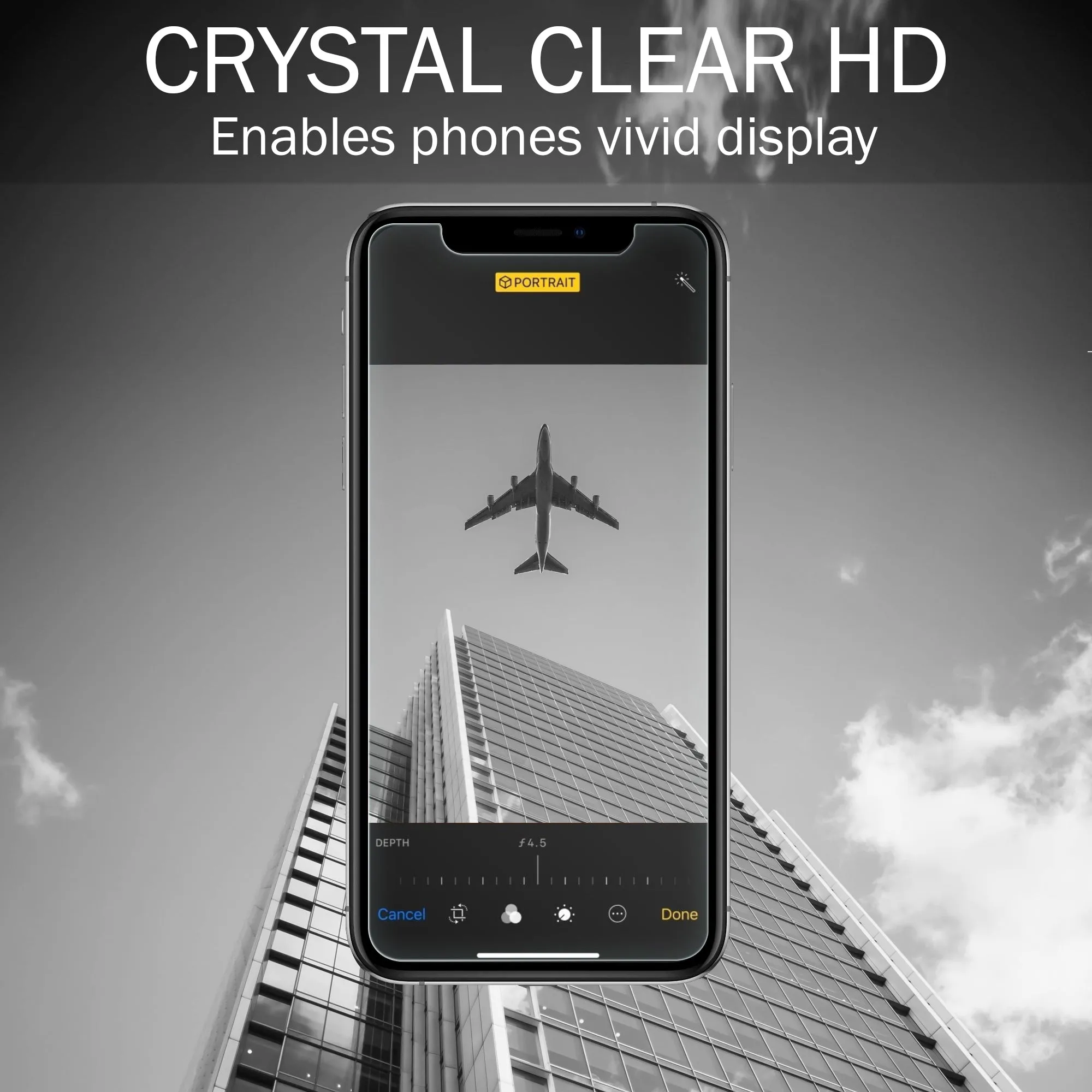 Screen Protector for iPhone 11 and iPhone XR 6.1 Inch, iSOUL Tempered Glass HD Film, 2-Pack