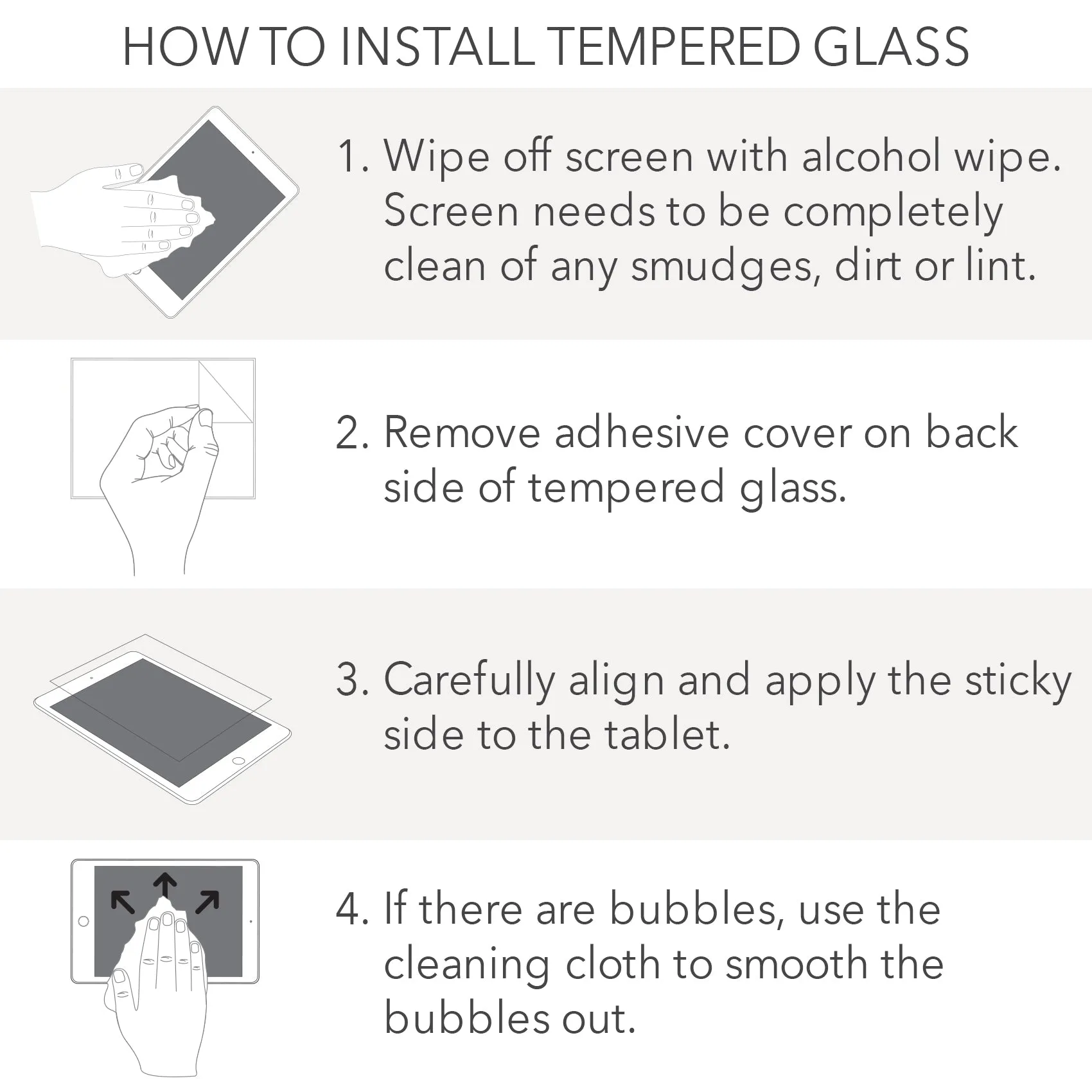 Shell Shock - iPad 10.9" Gen10 Super Anti-Impact (Bulk) Screen Protectors