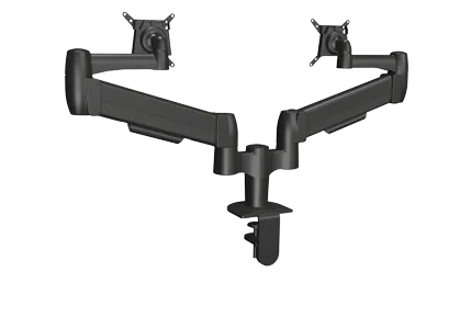 SpaceArm SA02QC-CL-BLK Dual Monitor Arm with Clamp Mount