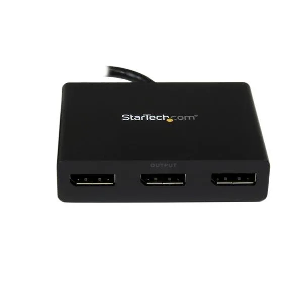 StarTech DisplayPort to DisplayPort Multi Monitor Splitter - 3-Port MST Hub