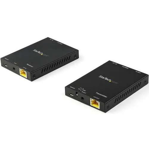 StarTech.com HDMI over CAT6 Extender Kit - 4K 60Hz - 1 Input Device - 1 Output Device - 50 m Range - 2 x Network (RJ-45) - 1 x HDMI In - 1 x HDMI Out - 4K - 3840 x 2160 - Twisted Pair - Category 6