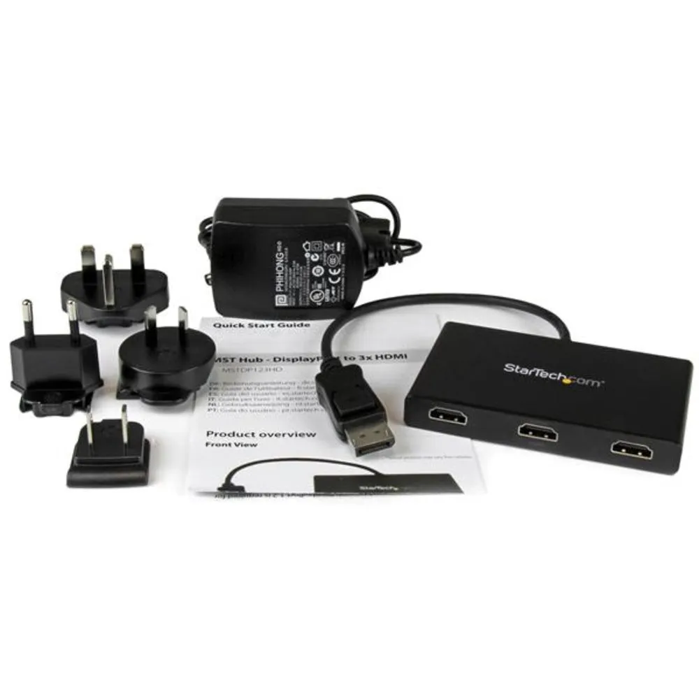 StarTech.com MSTDP123HD StarTech Accessory MST Hub DisplayPort to 3xHDMI Retail