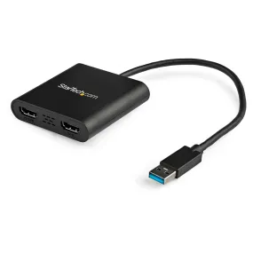 Startech.com USB 3.0 to Dual HDMI Adapter, 2 Monitor External Graphics Card